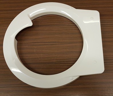 EXTERIEUR DE PORTE RONDE BLANC 